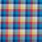 1 Yard Multicolor Checkered Cotton Shirting Lightweight Crisp Fabric